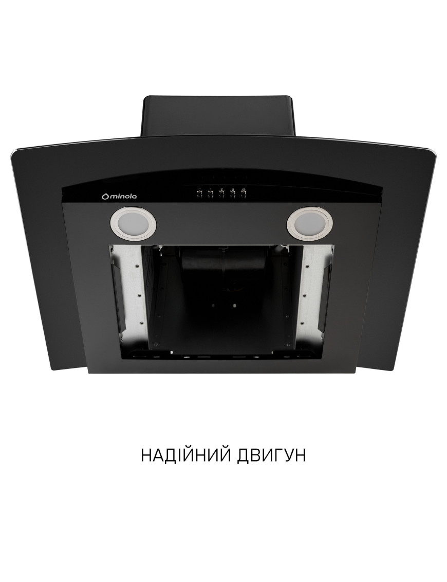 Вытяжка со стеклом Minola MTG 6642 BL LED Вытяжка со стеклом Minola MTG 6642 BL LED