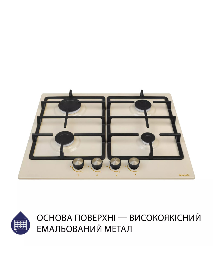 Варочная поверхность газовая Minola MGM 614204 IV Варочная поверхность газовая Minola MGM 614204 IV