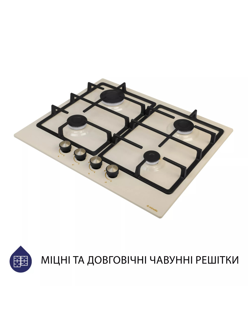 Варочная поверхность газовая Minola MGM 614204 IV Варочная поверхность газовая Minola MGM 614204 IV