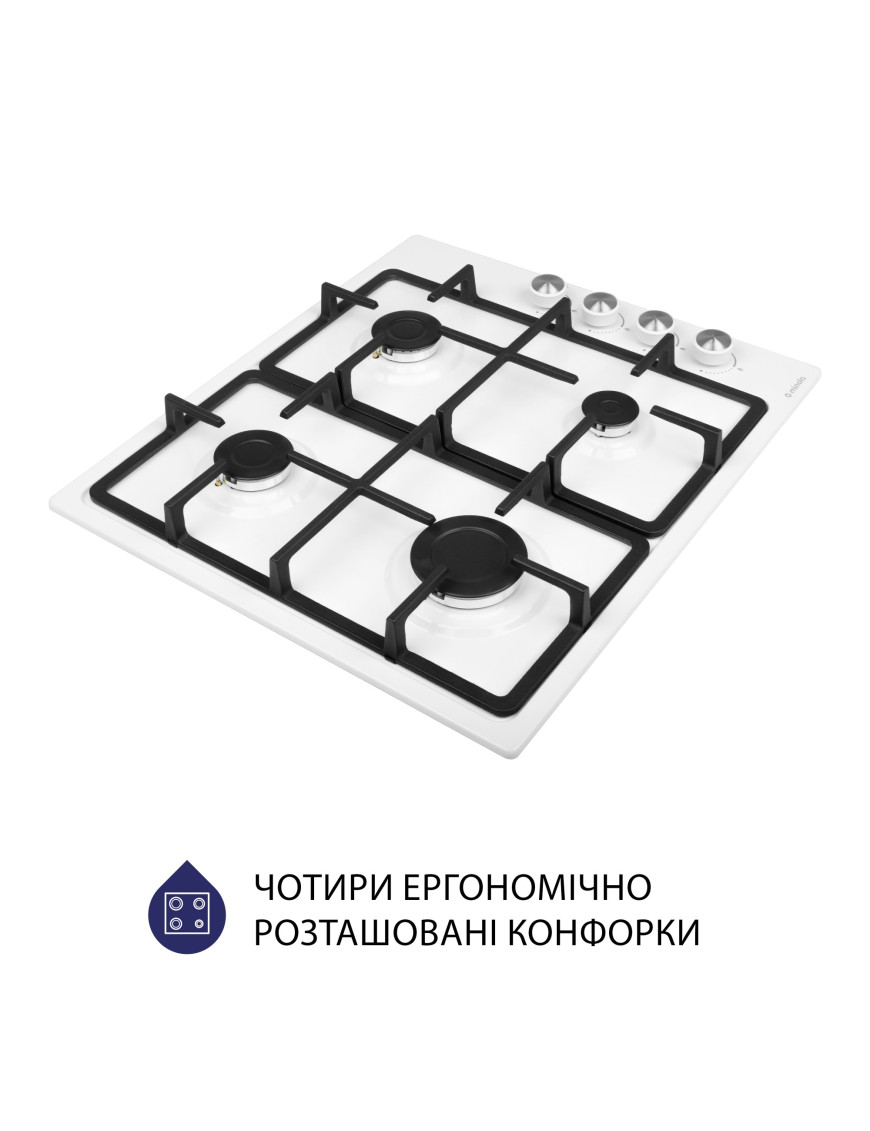 Варочная поверхность газовая Minola MGM 615204 WH