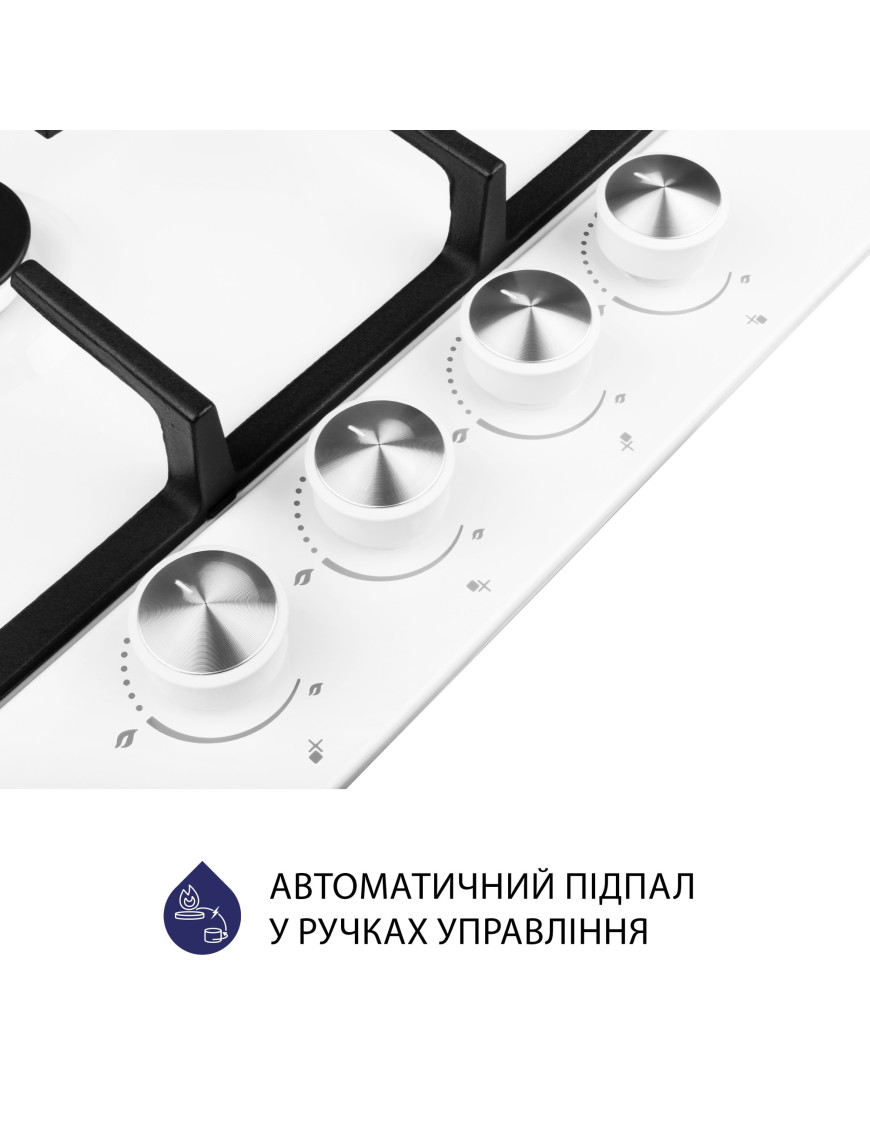 Варочная поверхность газовая Minola MGM 615204 WH