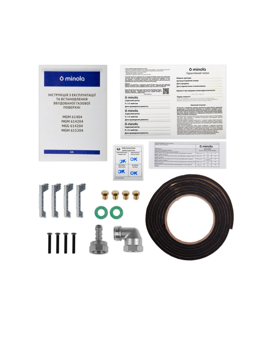 Варочная поверхность газовая Minola MGM 615204 WH
