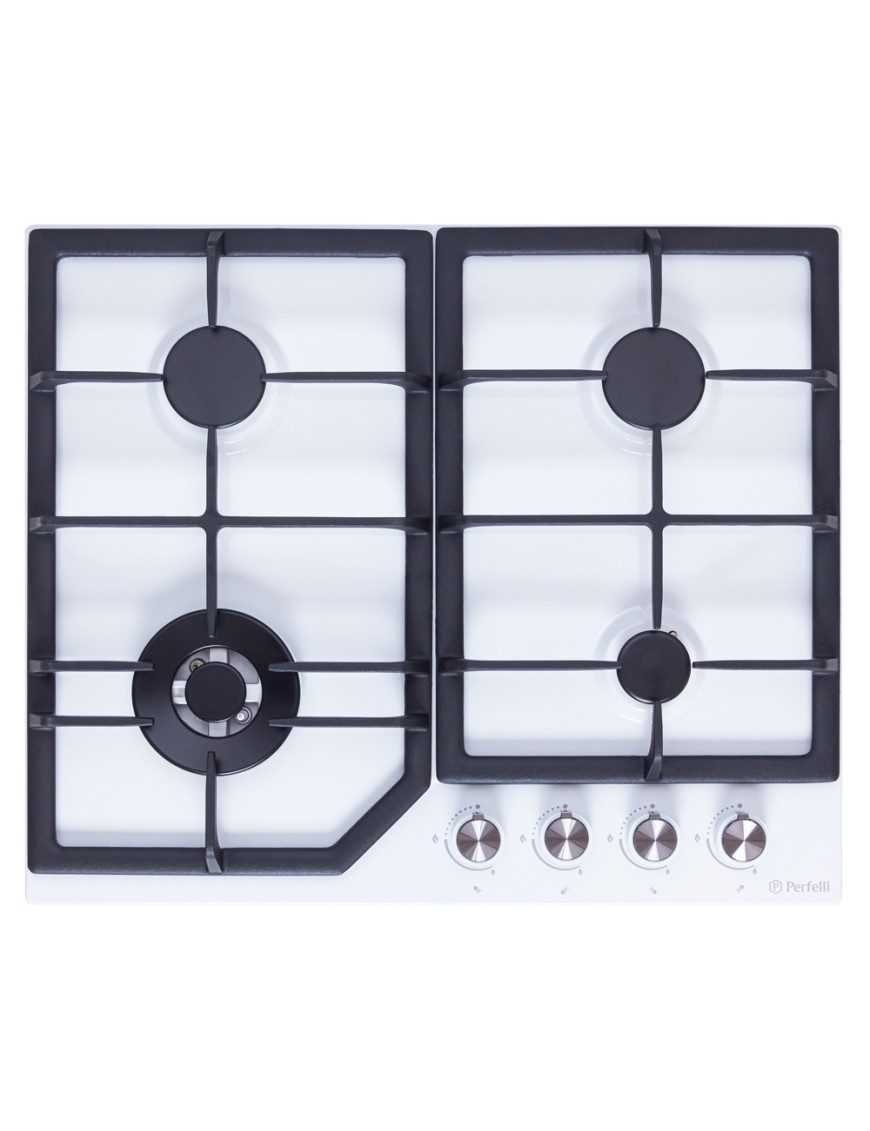Варочная поверхность газовая Perfelli HGM 61624 WH Perfelli HGM 61624 WH