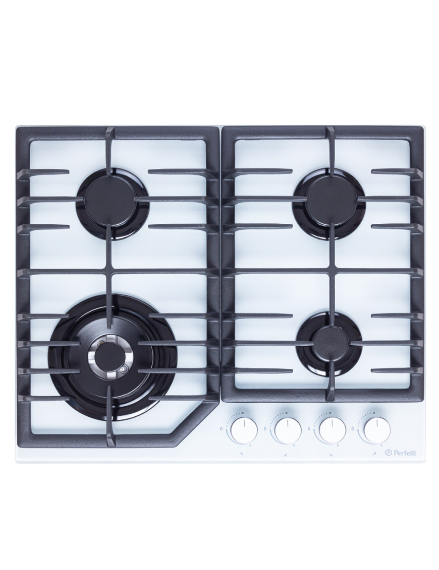 Варочная поверхность газовая Perfelli HGG 61694 WH