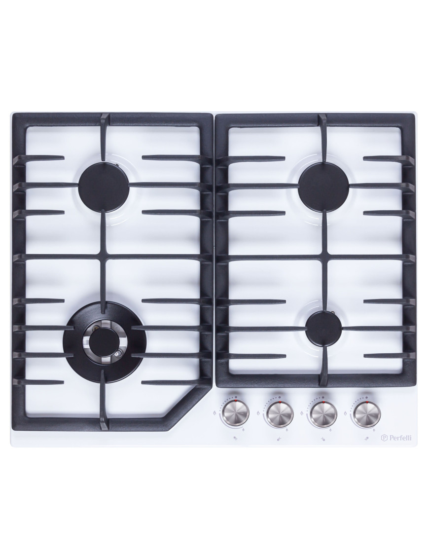 Варочная поверхность газовая Perfelli DIAMOND MW69C BIANCO Perfelli DIAMOND MW69C BIANCO