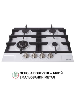 Варочная поверхность газовая Perfelli HGM 61637 WH RETRO Варочная поверхность газовая Perfelli HGM 61637 WH RETRO