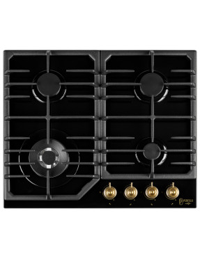 Варочная поверхность газовая Perfelli VINTAGE GW69C NERO