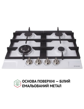 Варочная поверхность газовая Perfelli HGM 61637 WH RETRO