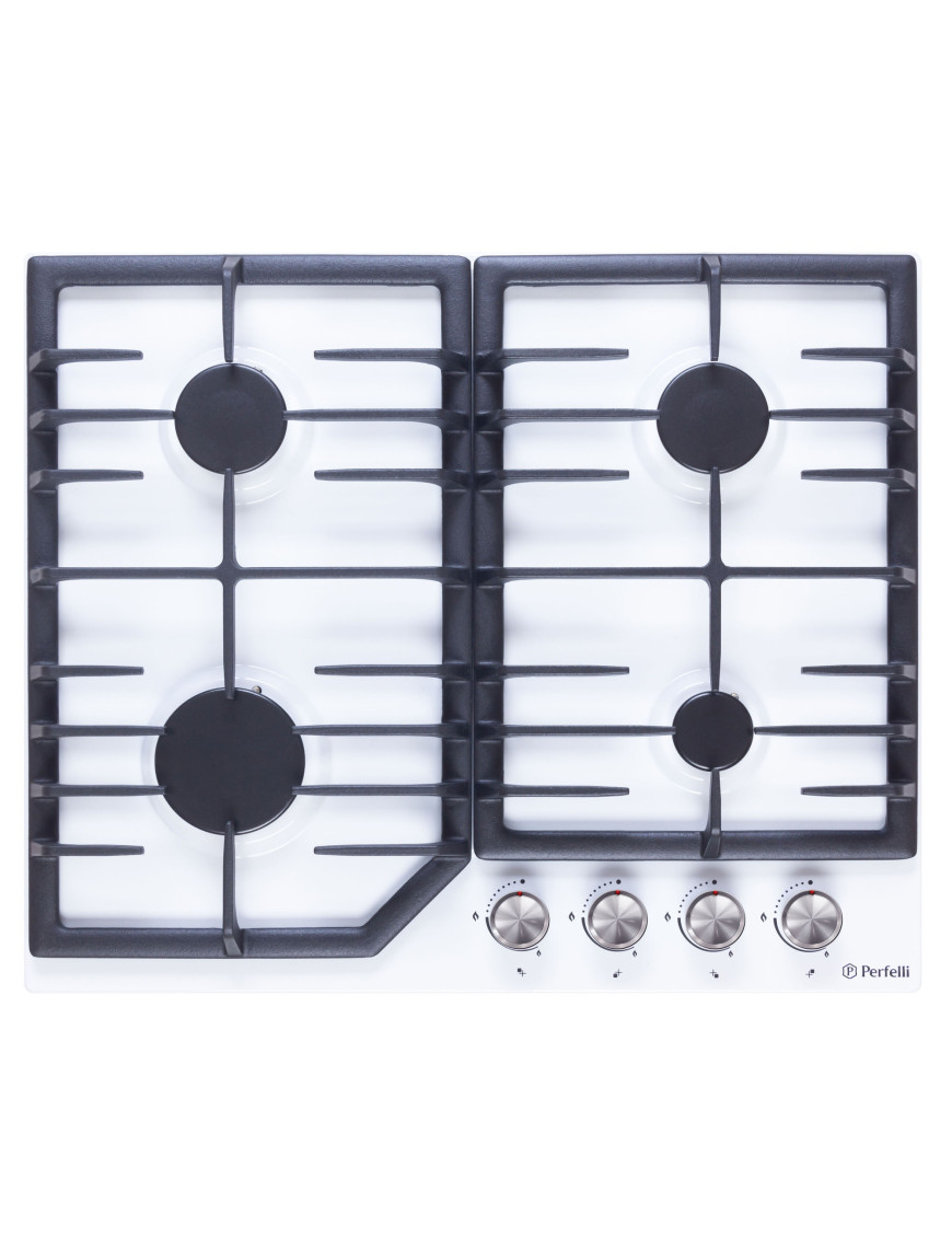 Варочная поверхность газовая Perfelli DIAMOND M69C BIANCO Perfelli DIAMOND M69C BIANCO
