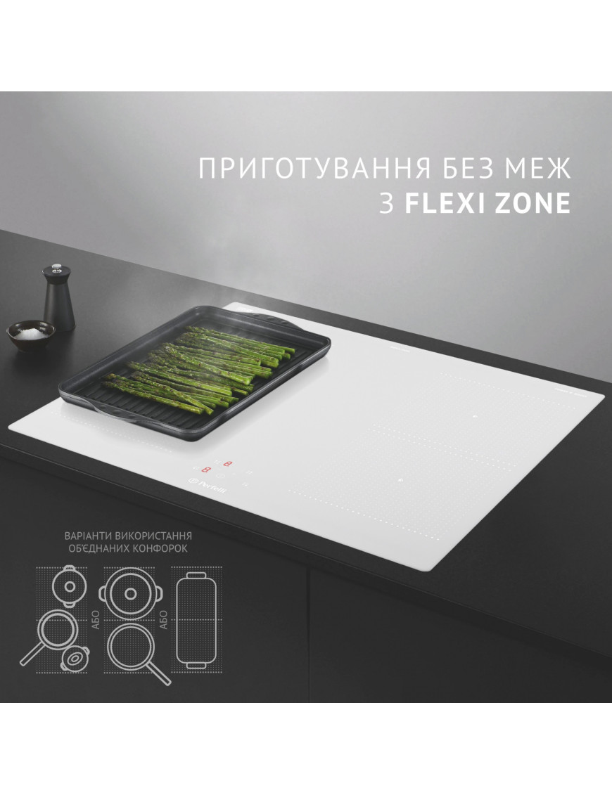 Варочная поверхность индукционная Perfelli HI 674 WH