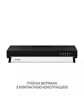 Вытяжка плоская Minola HPL 622 BL