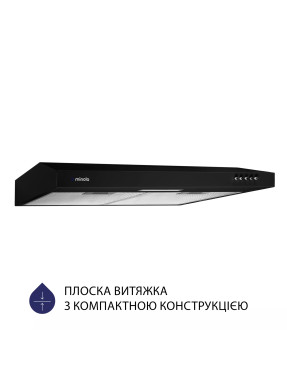 Вытяжка плоская Minola HPL 613 BL