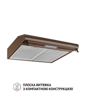 Вытяжка плоская PERFELLI PL 5144 Dark BR LED