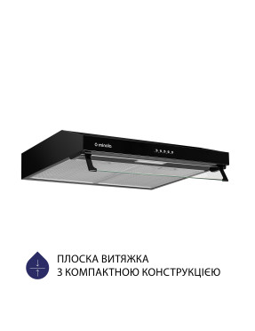 Вытяжка плоская Minola HPL 617 BL