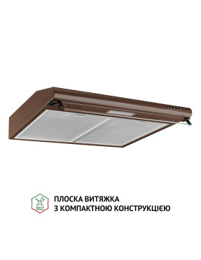 Вытяжка плоская PERFELLI PL 6144 Dark BR LED