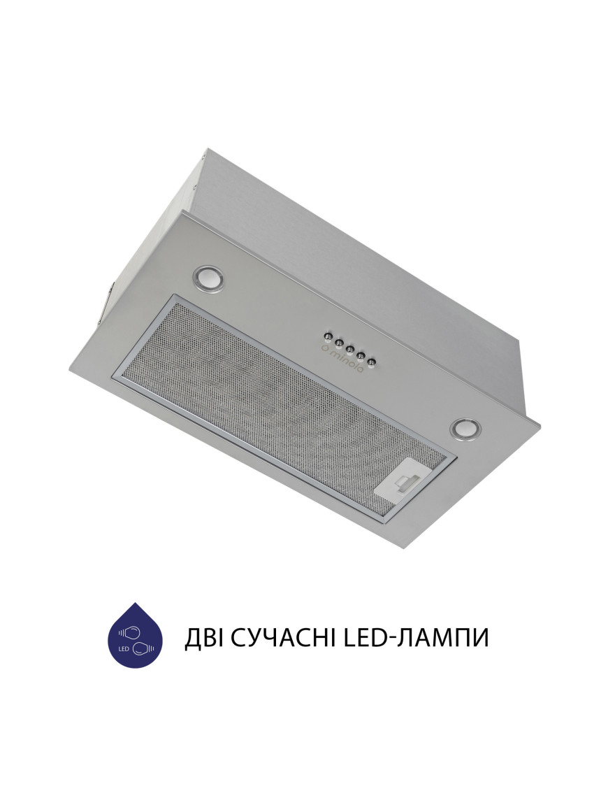 Вытяжка полновстраиваемая Minola HBI 5327 GR 800 LED Вытяжка полновстраиваемая Minola HBI 5327 GR 800 LED
