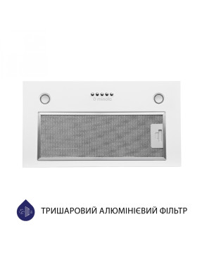 Вытяжка полновстраиваемая Minola HBI 5327 WH 800 LED