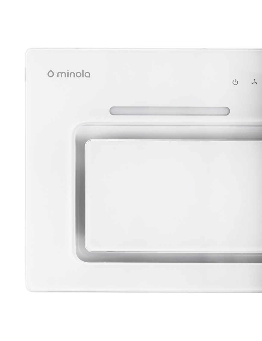 Вытяжка полновстраиваемая Minola HBI 6673 WH GLASS 1000 LED Line Вытяжка полновстраиваемая Minola HBI 6673 WH GLASS 1000 LED Line