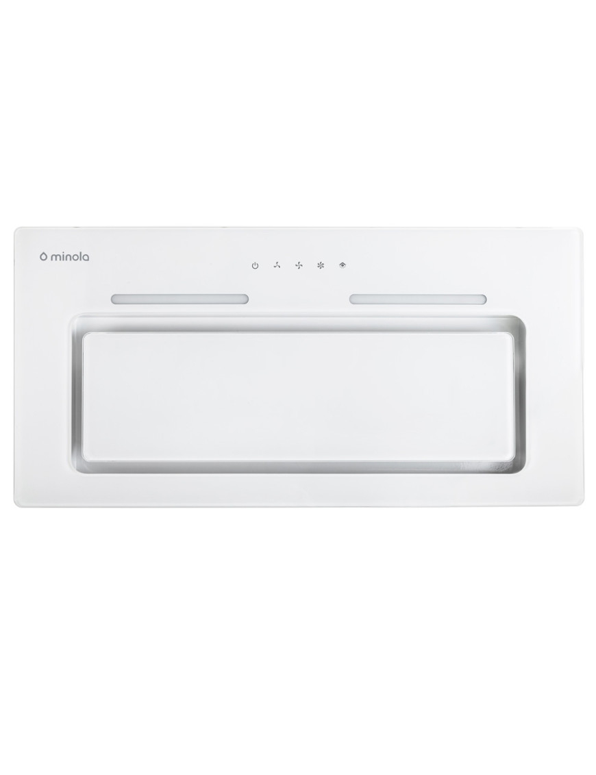 Вытяжка полновстраиваемая Minola HBI 6673 WH GLASS 1000 LED Line Вытяжка полновстраиваемая Minola HBI 6673 WH GLASS 1000 LED Line