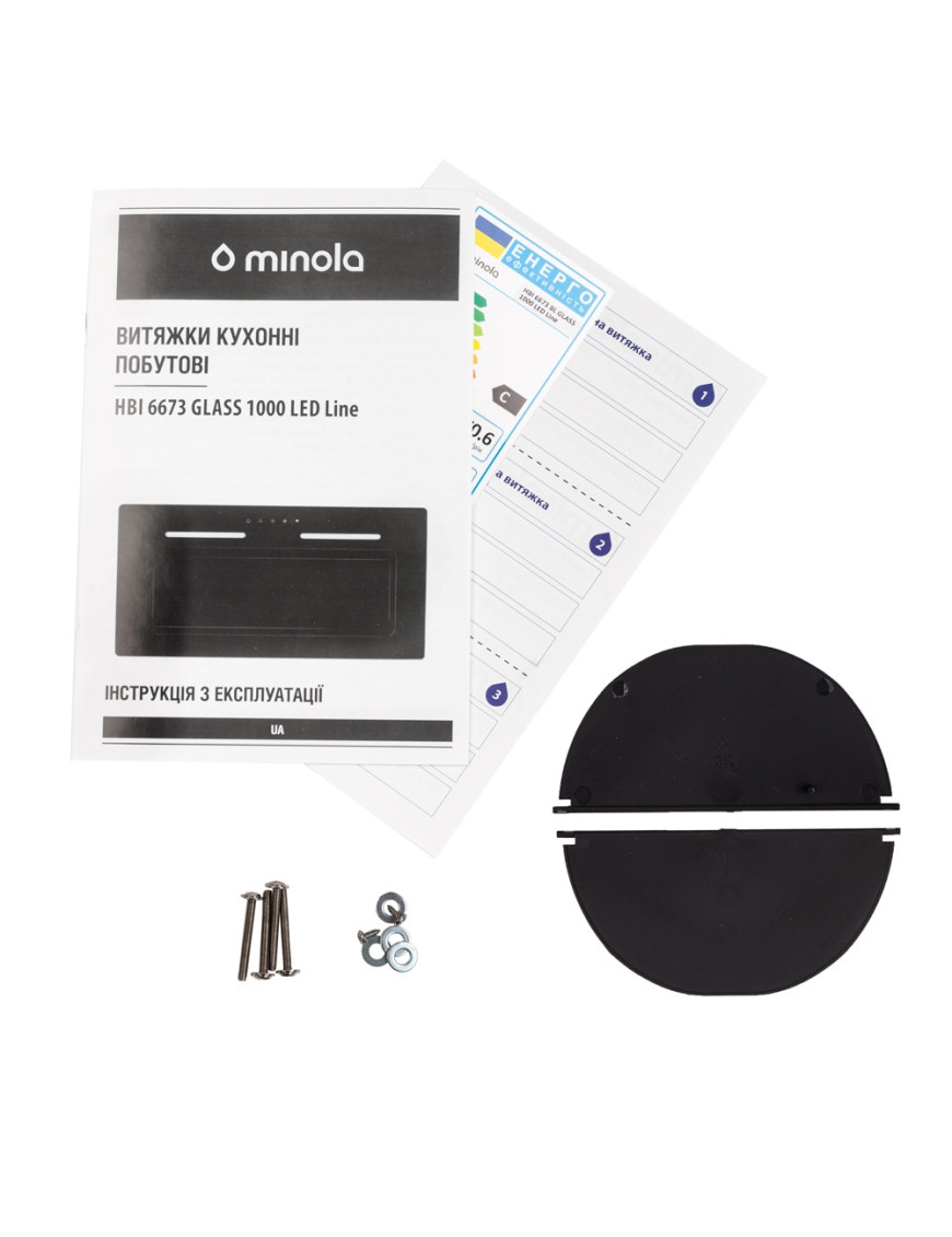 Вытяжка полновстраиваемая Minola HBI 6673 WH GLASS 1000 LED Line Вытяжка полновстраиваемая Minola HBI 6673 WH GLASS 1000 LED Line