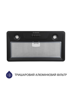 Вытяжка полновстраиваемая Minola HBI 5202 BL 700 LED