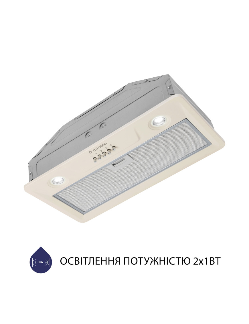 Вытяжка полновстраиваемая Minola HBI 5202 IV 700 LED Вытяжка полновстраиваемая Minola HBI 5202 IV 700 LED