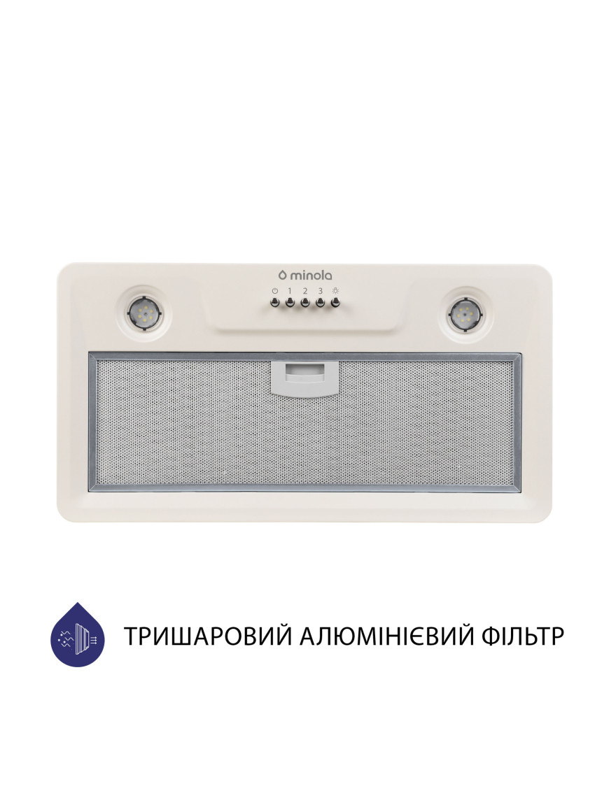 Вытяжка полновстраиваемая Minola HBI 5202 IV 700 LED Вытяжка полновстраиваемая Minola HBI 5202 IV 700 LED