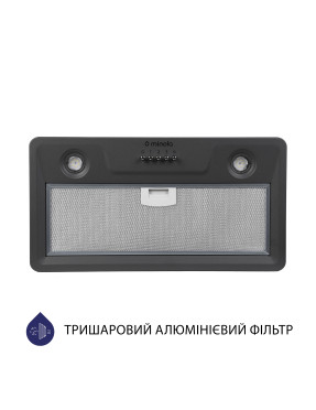 Вытяжка полновстраиваемая Minola HBI 5202 GR 700 LED