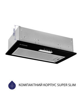Вытяжка полновстраиваемая Minola HBI 5025 BL LED