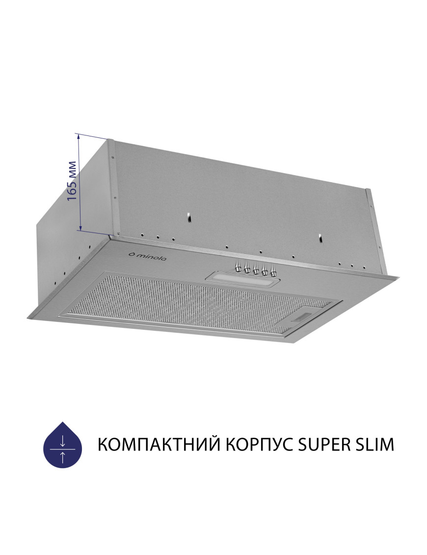Вытяжка полновстраиваемая Minola HBI 5614 I 1000 LED Вытяжка полновстраиваемая Minola HBI 5614 I 1000 LED
