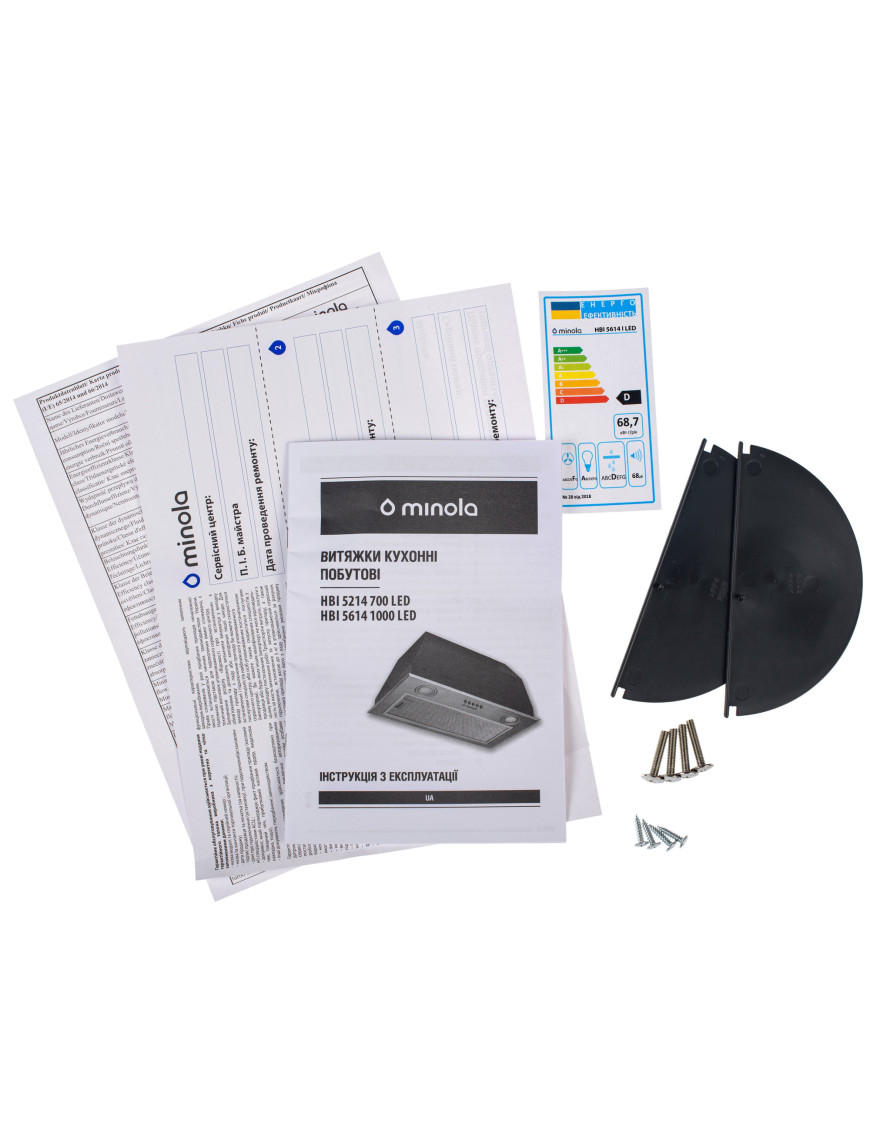 Вытяжка полновстраиваемая Minola HBI 5614 I 1000 LED Вытяжка полновстраиваемая Minola HBI 5614 I 1000 LED