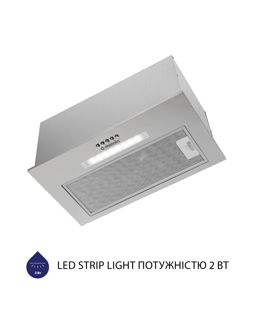 Вытяжка полновстраиваемая Minola HBI 5623 I 1000 LED Вытяжка полновстраиваемая Minola HBI 5623 I 1000 LED
