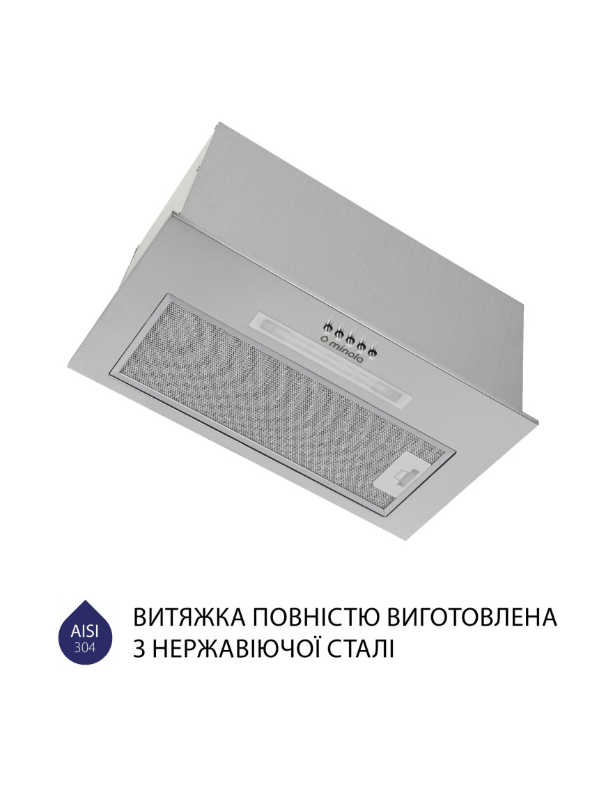 Вытяжка полновстраиваемая Minola HBI 5623 I 1000 LED Вытяжка полновстраиваемая Minola HBI 5623 I 1000 LED