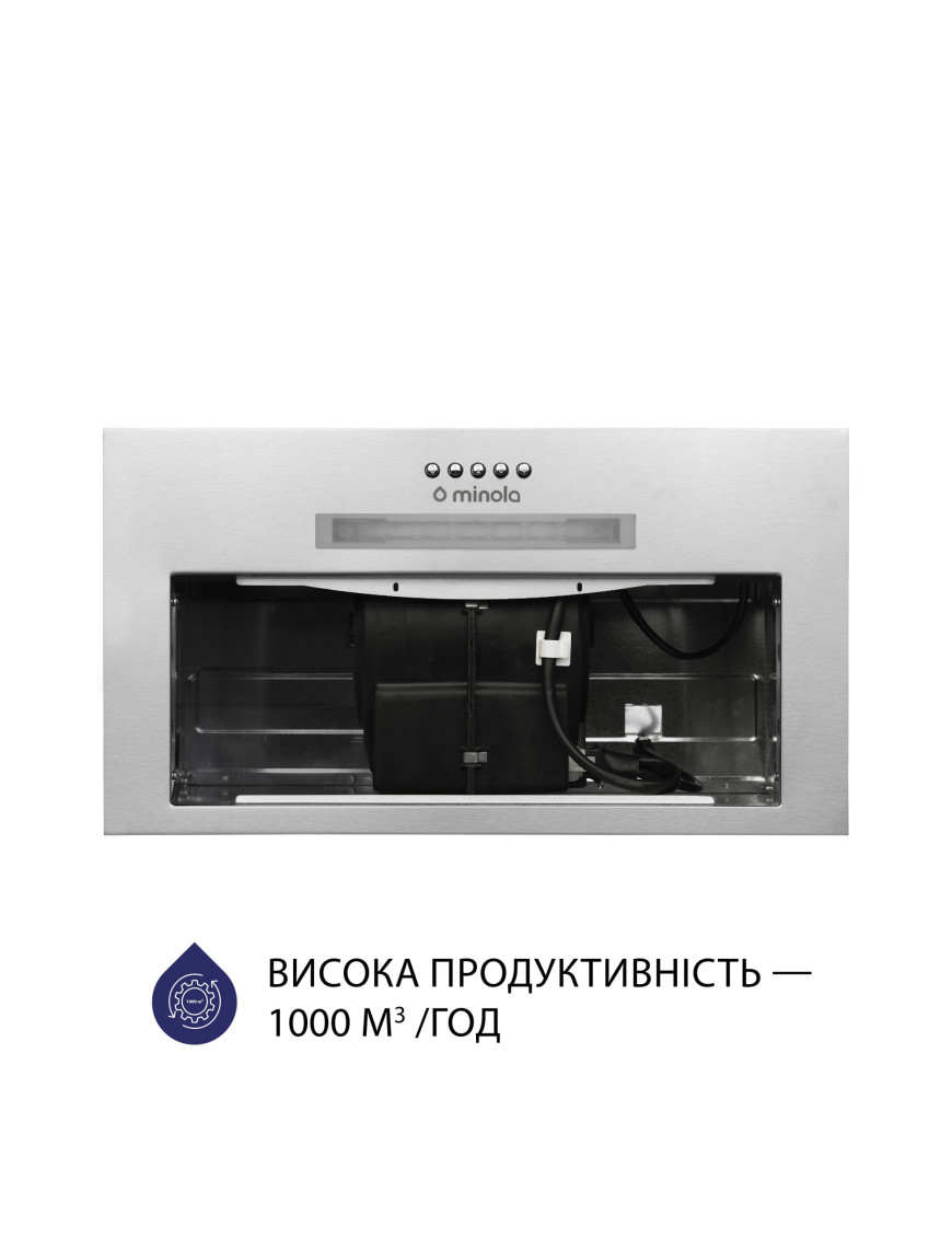 Вытяжка полновстраиваемая Minola HBI 5623 I 1000 LED Вытяжка полновстраиваемая Minola HBI 5623 I 1000 LED