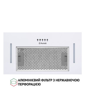 Вытяжка полновстраиваемая Perfelli BI 5453 WH 850 LED Strip