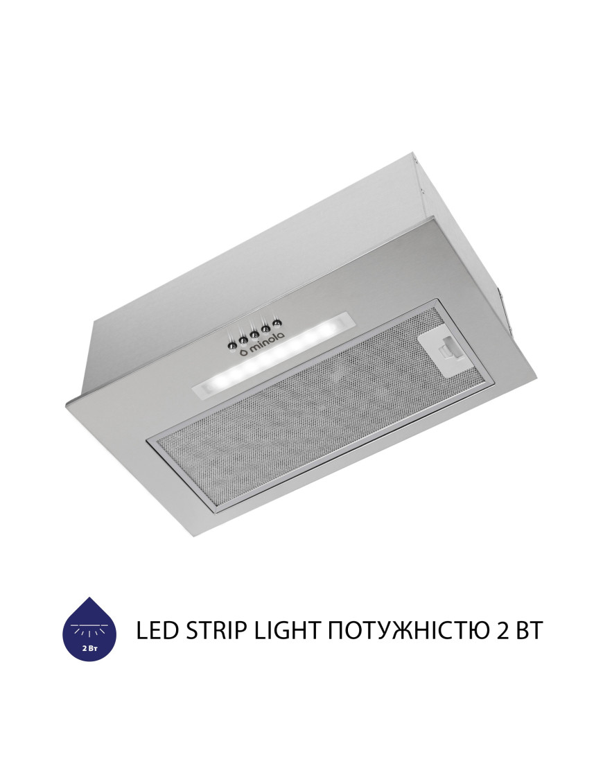 Вытяжка полновстраиваемая Minola HBI 5323 I 800 LED Вытяжка полновстраиваемая Minola HBI 5323 I 800 LED