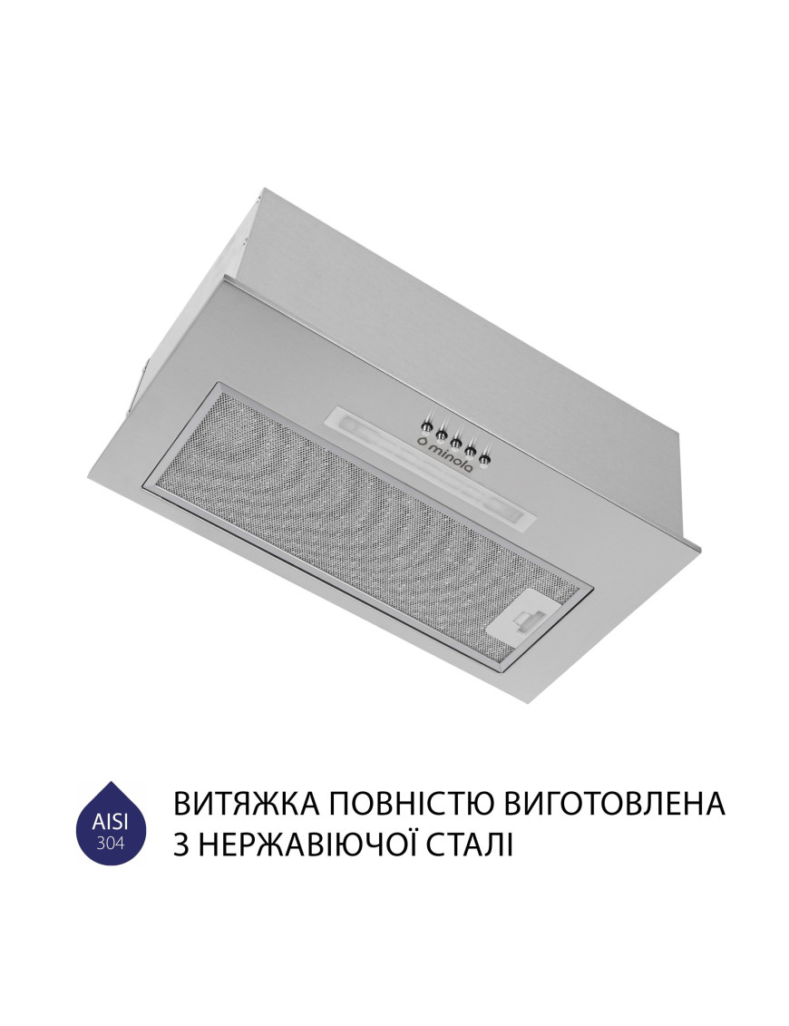 Вытяжка полновстраиваемая Minola HBI 5323 I 800 LED Вытяжка полновстраиваемая Minola HBI 5323 I 800 LED