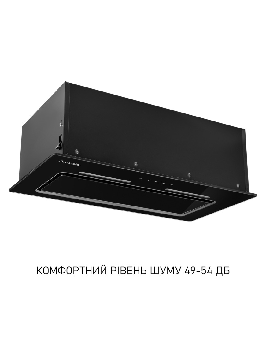 Вытяжка полновстраиваемая Minola HBI 6473 BL GLASS 800 LED Line Вытяжка полновстраиваемая Minola HBI 6473 BL GLASS 800 LED Line
