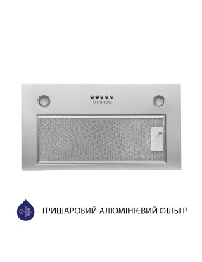 Вытяжка полновстраиваемая Minola HBI 5627 GR 1000 LED