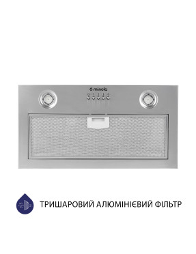 Вытяжка полновстраиваемая Minola HBI 5204 I 700 LED