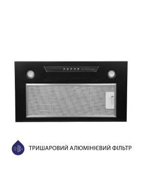 Вытяжка полновстраиваемая Minola HBI 5324 BL 800 LED