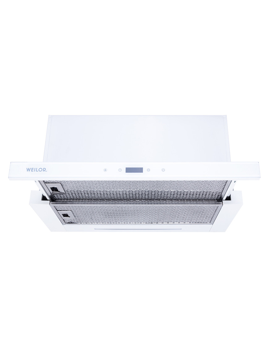 Вытяжка встраиваемая телескопическая Weilor PTS 6265 WH 1300 LED Strip Вытяжка встраиваемая телескопическая Weilor PTS 6265 WH 1300 LED Strip