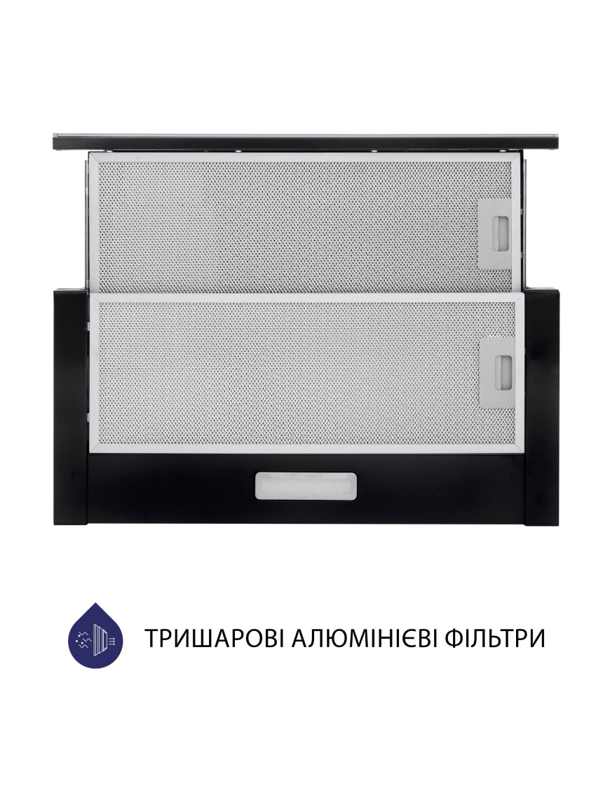 Вытяжка телескопическая Minola HTLS 6734 BL 1100 LED GLASS Вытяжка телескопическая Minola HTLS 6734 BL 1100 LED GLASS