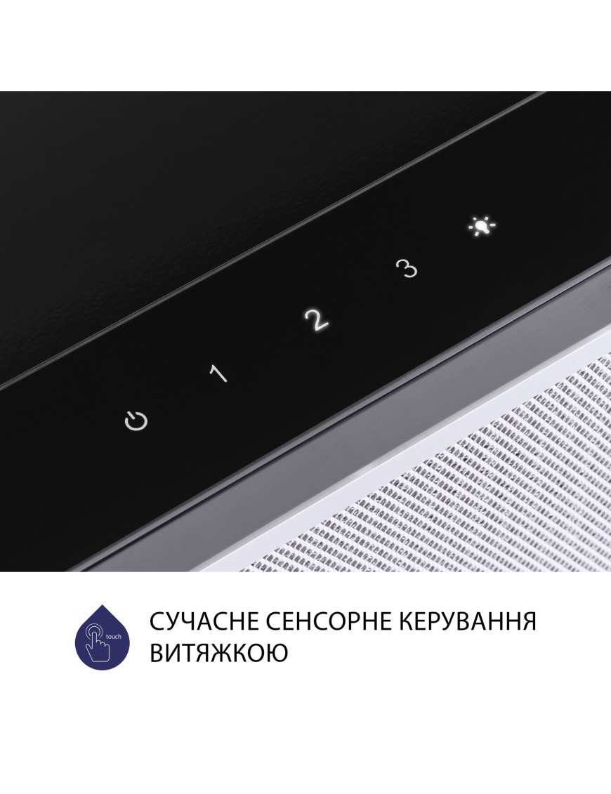 Вытяжка телескопическая Minola HTLS 6734 BL 1100 LED GLASS Вытяжка телескопическая Minola HTLS 6734 BL 1100 LED GLASS