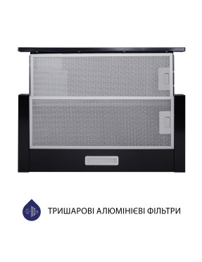 Вытяжка телескопическая Minola HTL 6614 BL 1000 LED