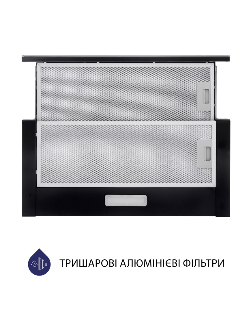Вытяжка телескопическая Minola HTLS 6234 BL 700 LED GLASS Вытяжка телескопическая Minola HTLS 6234 BL 700 LED GLASS