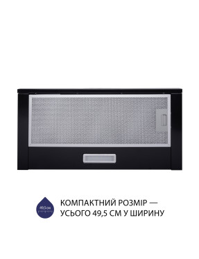 Вытяжка встраиваемая телескопическая Minola HTL 5714 BL 1100 LED