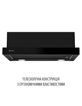 Вытяжка встраиваемая телескопическая Perfelli TL 6622 Full BL 1000 LED встраиваемая Perfelli TL 6622 Full BL 1000 LED