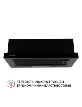 Вытяжка телескопическая PERFELLI TL 6333 BL 700 LED GLASS