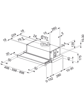 Вытяжка телескопическая Franke Flexa FTC 612 WH V2 (110.0200.734)